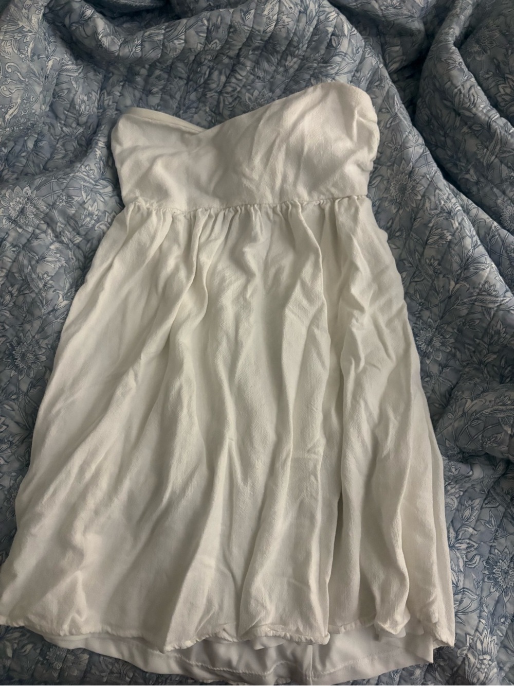 PacSun White Strapless Sundress
